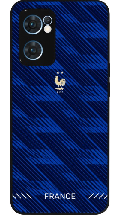 OPPO Reno7 5G Case Hülle - Silikon schwarz Frankreich 2026 personalisierbares Fussballtrikot