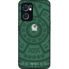 OPPO Reno7 5G Case Hülle - Silikon schwarz Mexiko 2026 personalisierbares Fussballtrikot