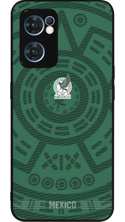 OPPO Reno7 5G Case Hülle - Silikon schwarz Mexiko 2026 personalisierbares Fussballtrikot