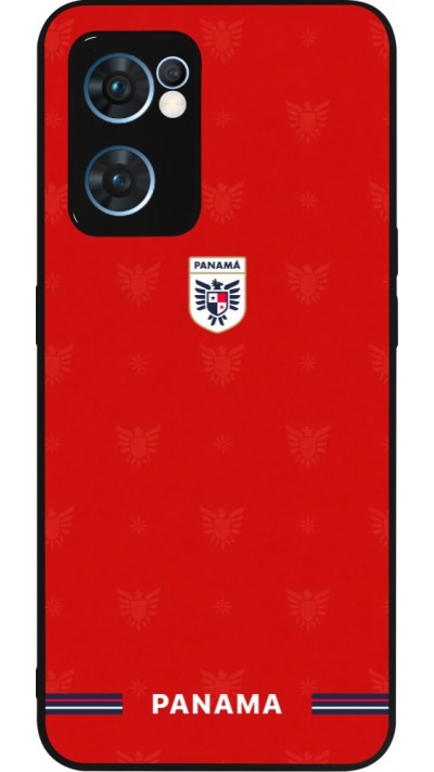 OPPO Reno7 5G Case Hülle - Silikon schwarz Panama 2026 personalisierbares Fussballtrikot