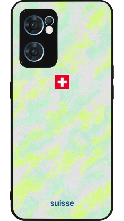 OPPO Reno7 5G Case Hülle - Silikon schwarz Schweiz Away 2026 personalisierbares Fussballtrikot