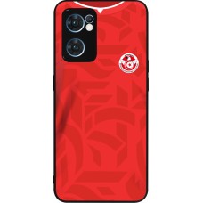 OPPO Reno7 5G Case Hülle - Silikon schwarz Tunesien 2022 personalisierbares Fussballtrikot