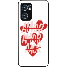 OPPO Reno7 5G Case Hülle - Silikon schwarz Saint Valentines Day 26 Amor