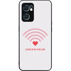 OPPO Reno7 5G Case Hülle - Silikon schwarz Saint Valentines Day 26 Love is in the air