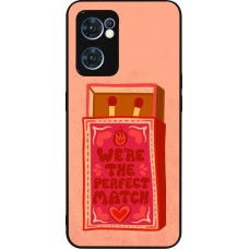 OPPO Reno7 5G Case Hülle - Silikon schwarz Saint Valentines Day 26 Perfect Match