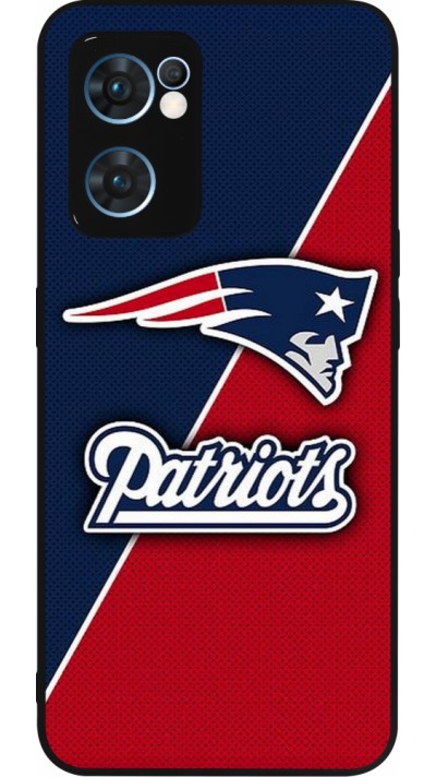 OPPO Reno7 5G Case Hülle - Silikon schwarz Super Bowl 26 Patriots 1