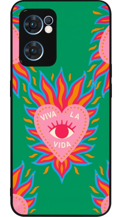 OPPO Reno7 5G Case Hülle - Silikon schwarz Viva la vida 2026