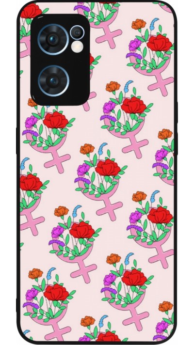 OPPO Reno7 5G Case Hülle - Silikon schwarz Womens day 2026 7