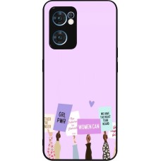 OPPO Reno7 5G Case Hülle - Silikon schwarz Womens day 2026 9
