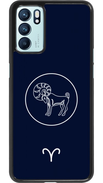 OPPO Reno6 5G Case Hülle - Astrologie Widder OPPO Reno6 5G Case Hülle - Astrologie Widder