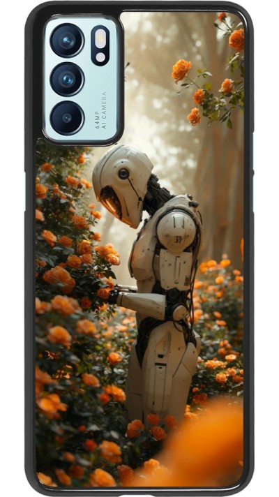 Coque OPPO Reno6 5G - Astronaut flowers 2025