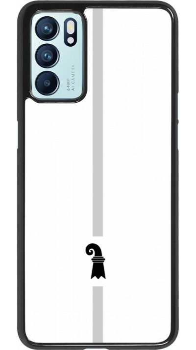 Coque OPPO Reno6 5G - Canton BS blanc