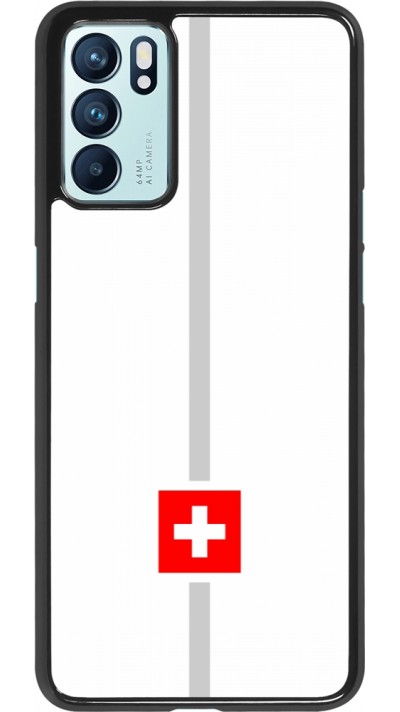 Coque OPPO Reno6 5G - Canton CH blanc