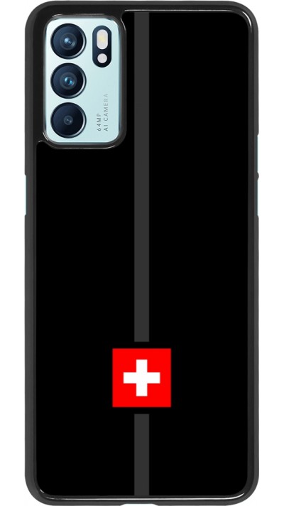 Coque OPPO Reno6 5G - Canton CH noir