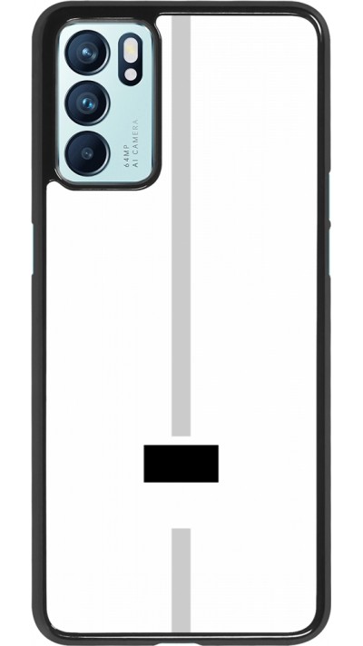 Coque OPPO Reno6 5G - Canton FR blanc