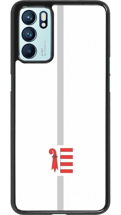 Coque OPPO Reno6 5G - Canton JU blanc