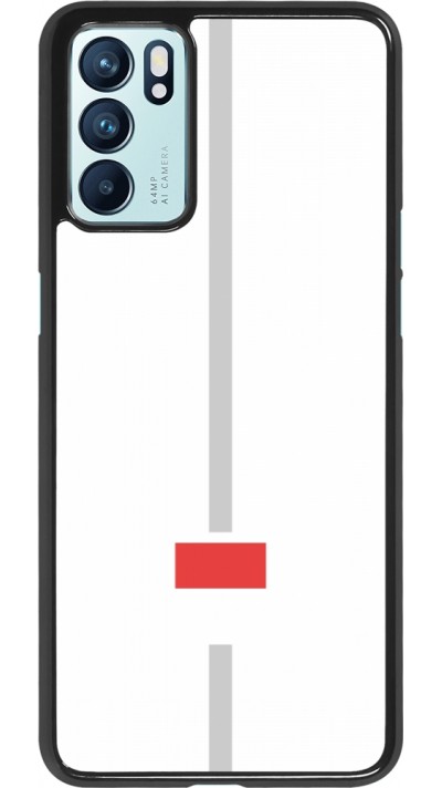 Coque OPPO Reno6 5G - Canton SO blanc