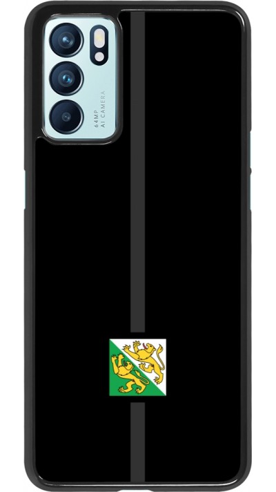 Coque OPPO Reno6 5G - Canton TG noir