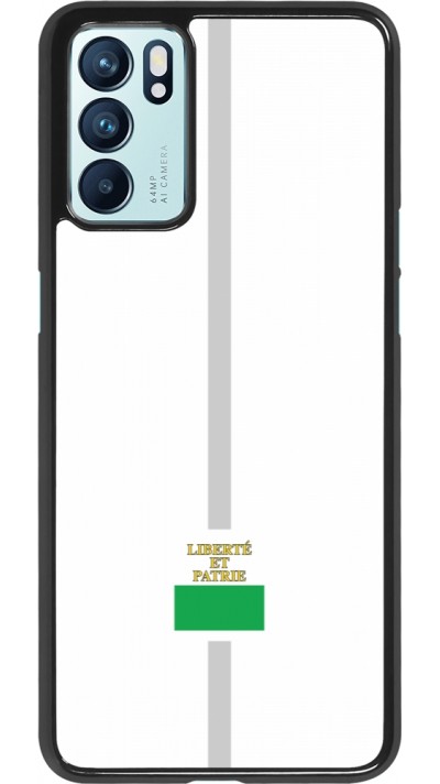 Coque OPPO Reno6 5G - Canton VD blanc