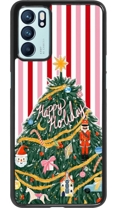 OPPO Reno6 5G Case Hülle - Christmas 25 Happy Holiday