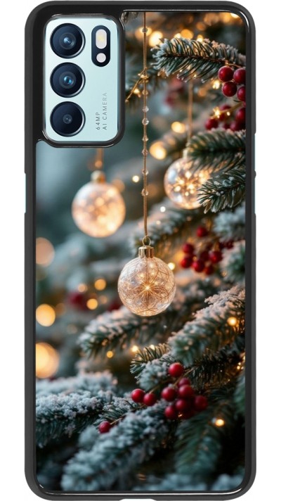 OPPO Reno6 5G Case Hülle - Christmas 25 Xmas Decorated Tree