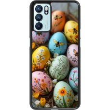 OPPO Reno6 5G Case Hülle - Easter 2026 Eggs with bees