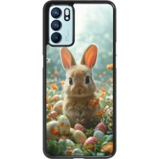 OPPO Reno6 5G Case Hülle - Easter 2026 Rabbit in the garden