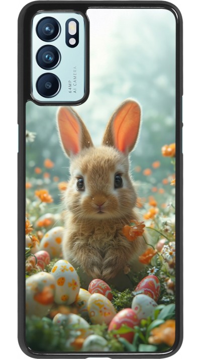 OPPO Reno6 5G Case Hülle - Easter 2026 Rabbit in the garden