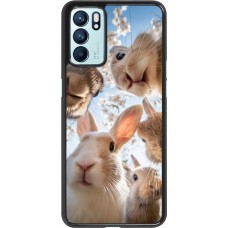 OPPO Reno6 5G Case Hülle - Easter 2026 Rabbits