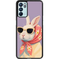 OPPO Reno6 5G Case Hülle - Easter 2026 Rabbit with scarf