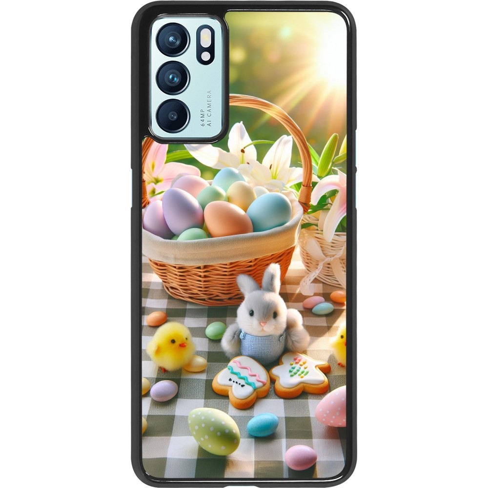 OPPO Reno6 5G Case Hülle - Ostern 2025 Osterkorb