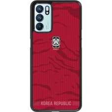 OPPO Reno6 5G Case Hülle - Südkorea 2026 personalisierbares Fussballtrikot