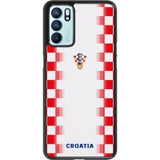 OPPO Reno6 5G Case Hülle - Kroatien 2026 personalisierbares Fussballtrikot