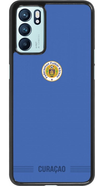 OPPO Reno6 5G Case Hülle - Curaçao 2026 personalisierbares Fussballtrikot