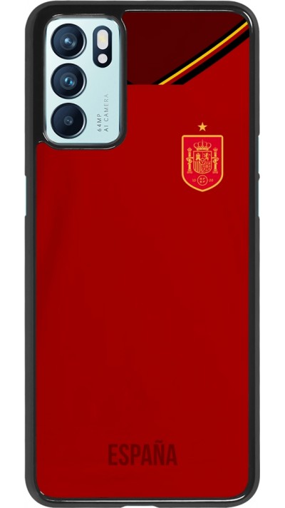 Oppo Reno6 5G Case Hülle - Spanien 2022 personalisierbares Fußballtrikot