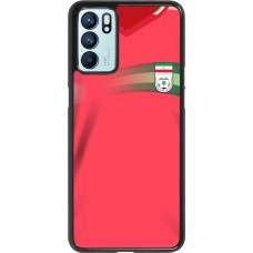 Oppo Reno6 5G Case Hülle - Iran 2022 personalisierbares Fussballtrikot