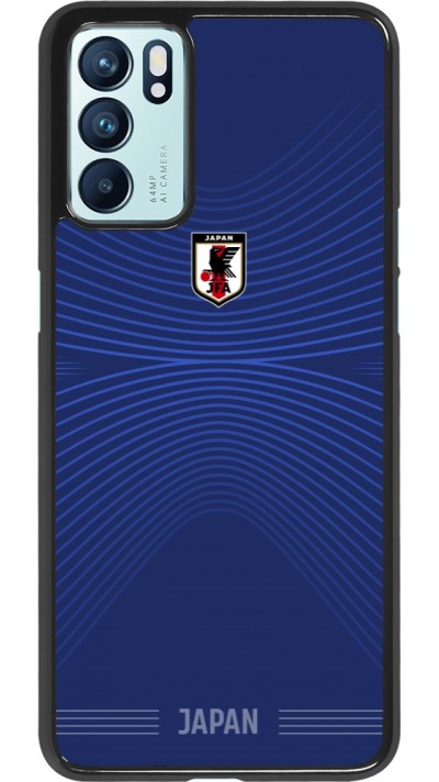 OPPO Reno6 5G Case Hülle - Japan 2022 personalisierbares Fussballtrikot