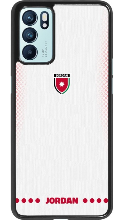 OPPO Reno6 5G Case Hülle - Jordanien 2026 personalisierbares Fussballtrikot