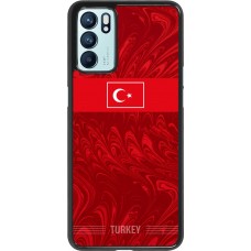 OPPO Reno6 5G Case Hülle - Türkei 2026 personalisierbares Fussballtrikot