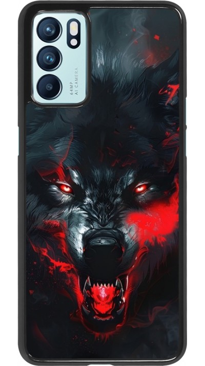 OPPO Reno6 5G Case Hülle - Halloween 2024 mad werewolf
