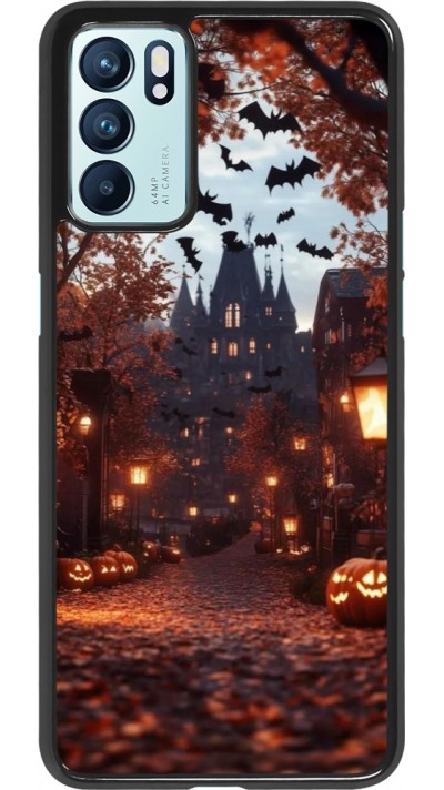 OPPO Reno6 5G Case Hülle - Halloween 2025 Haunted house OPPO Reno6 5G Case Hülle - Halloween 2025 Haunted house