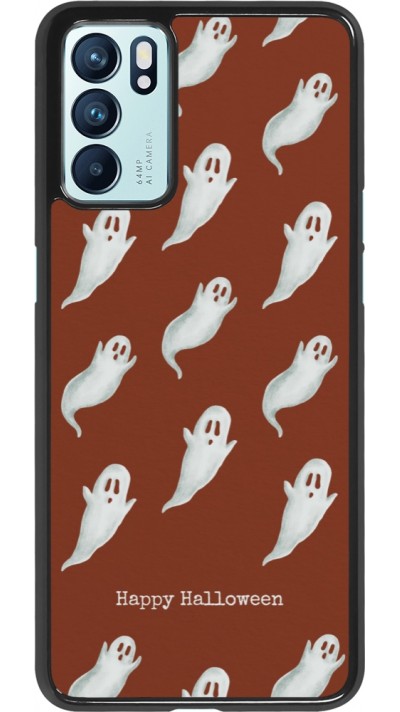 OPPO Reno6 5G Case Hülle - Halloween 2025 Pattern of ghosts OPPO Reno6 5G Case Hülle - Halloween 2025 Pattern of ghosts