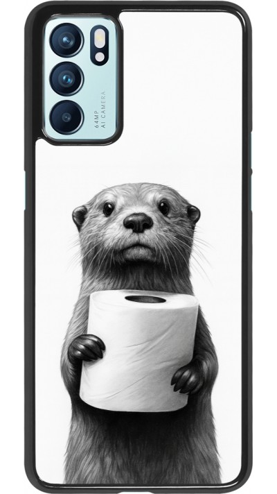 Coque OPPO Reno6 5G - Loutre papier de toilette