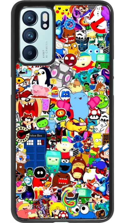 Hülle Oppo Reno6 5G - Mixed cartoons