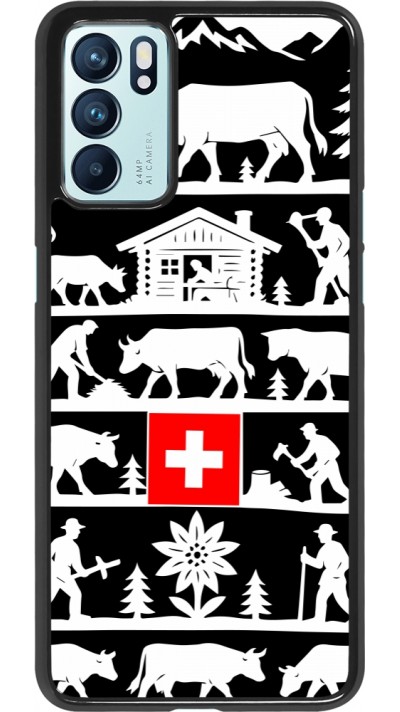OPPO Reno6 5G Case Hülle - Poya Schweiz 1 schwarz