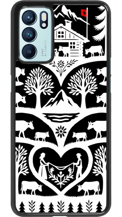 OPPO Reno6 5G Case Hülle - Poya Schweiz 2 schwarz OPPO Reno6 5G Case Hülle - Poya Schweiz 2 schwarz