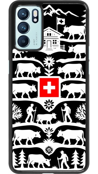 OPPO Reno6 5G Case Hülle - Poya Schweiz 3 schwarz