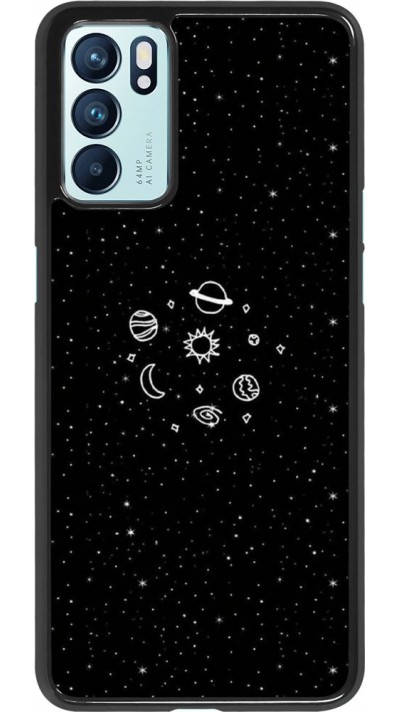 Hülle Oppo Reno6 5G - Space Doodle