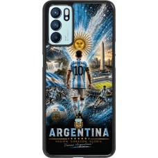 OPPO Reno6 5G Case Hülle - Fussball Argentinien splash 2026