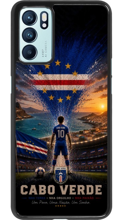 OPPO Reno6 5G Case Hülle - Fussball Kap Verde splash 2026